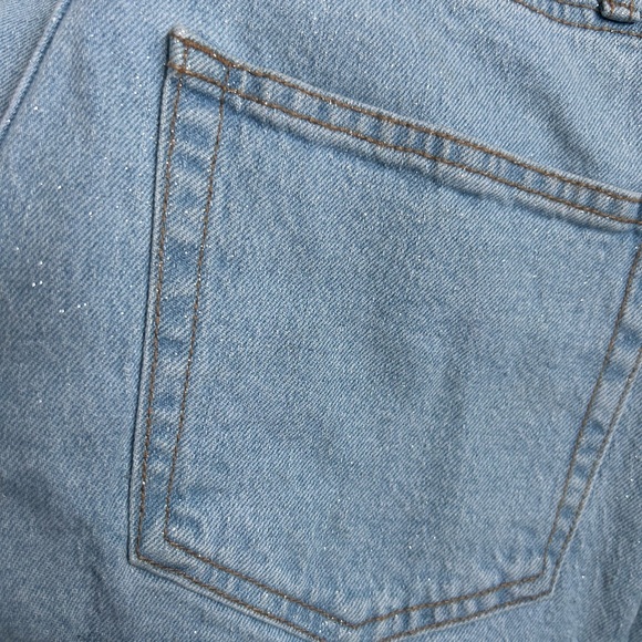 Wild Fable Sparkle Light Blue Flare & Wide Leg Jeans - Picture 10 of 10